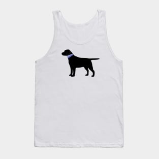 Black Dog Preppy Silhouette Tank Top